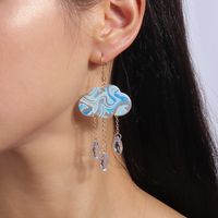 1 Pair Cute Clouds Arylic Drop Earrings main image 4