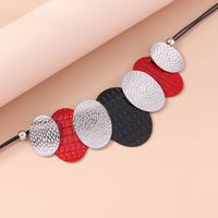 Exaggerated Oval Alloy Women's Necklace main image 5