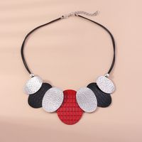 Exaggerated Oval Alloy Women's Necklace sku image 3