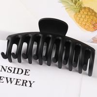 Simple Style Classic Style Solid Color Plastic Resin Hair Claws sku image 5