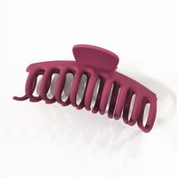 Simple Style Classic Style Solid Color Plastic Resin Hair Claws sku image 9