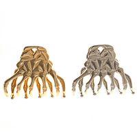 Fashion Solid Color Alloy Handmade Hair Claws 1 Piece main image 2