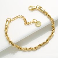Simple Style Twist Copper Plating Jewelry Accessories 1 Piece sku image 1