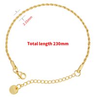 Simple Style Twist Copper Plating Jewelry Accessories 1 Piece sku image 5