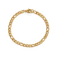 Fashion Geometric Stainless Steel Gold Plated Bracelets main image 5