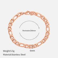 Fashion Geometric Stainless Steel Gold Plated Bracelets sku image 40