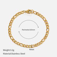 Moda Geométrico Acero Inoxidable Chapado En Oro Pulsera sku image 19