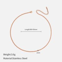 Simple Style Geometric Stainless Steel Gold Plated Necklace sku image 9