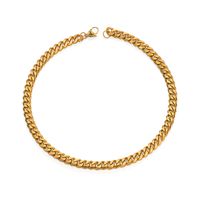 Simple Style Geometric Stainless Steel Gold Plated Necklace main image 3