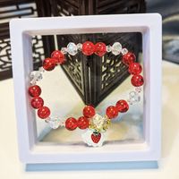 Sweet Fruit Glass Beaded Stoving Varnish Women's Bracelets 1 Piece sku image 20