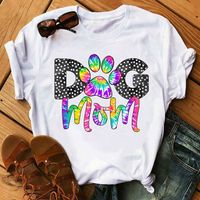 Women's T-shirt Short Sleeve T-shirts Printing Casual Printing main image 3