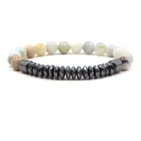 Simple Style Geometric Natural Stone Beaded Bracelets 1 Piece sku image 10