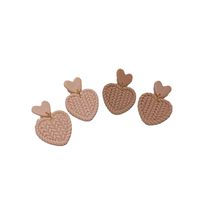 Simple Style Heart Shape Soft Clay Handmade Women's Drop Earrings 1 Pair main image 5