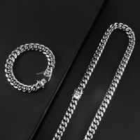 Fashion Geometric Stainless Steel Plating Necklace 1 Piece sku image 7