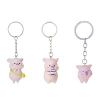 1 Piece Cute Animal Resin Bag Pendant Keychain main image 5