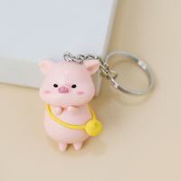 1 Piece Cute Animal Resin Bag Pendant Keychain sku image 3