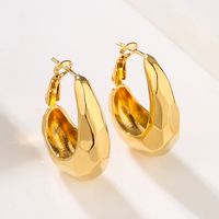 Fashion Solid Color Copper Plating Earrings 1 Pair main image 1