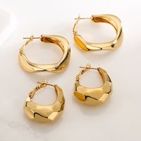Fashion Solid Color Copper Plating Earrings 1 Pair main image 2