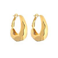 Fashion Solid Color Copper Plating Earrings 1 Pair sku image 2