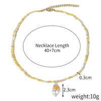 Simple Style Classic Style Color Block Stainless Steel Artificial Crystal Beaded Women's Necklace sku image 7