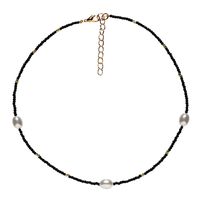Fashion Heart Shape Crown Glass Glass Handmade Women's Necklace 1 Piece sku image 1
