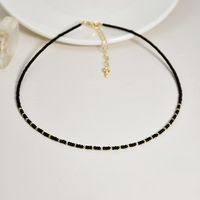 Fashion Heart Shape Crown Glass Glass Handmade Women's Necklace 1 Piece sku image 4