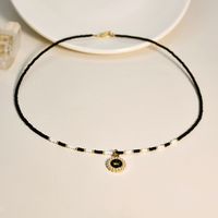 Fashion Heart Shape Crown Glass Glass Handmade Women's Necklace 1 Piece sku image 6