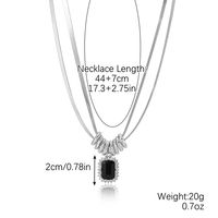 Einfacher Stil Herzform Künstlicher Kristall Legierung Überzug Inlay Künstliche Edelsteine Frau Halskette Mit Anhänger sku image 9