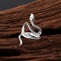 Fashion Snake Lizard Stainless Steel Alloy Rings 1 Piece main image 2