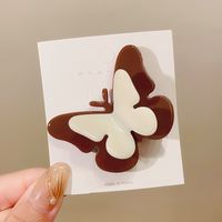 Cute Butterfly Resin Three-dimensional Hair Clip 1 Piece sku image 2