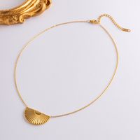 Retro Sector Stainless Steel Plating Necklace 1 Piece main image 5