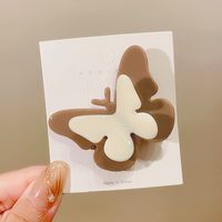 Cute Butterfly Resin Three-dimensional Hair Clip 1 Piece sku image 1