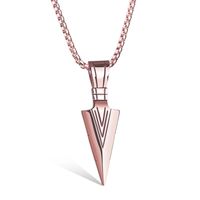 Retro Geometric Alloy Plating Necklace sku image 10