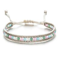 Fashion Round Artificial Crystal Rope Wholesale Bracelets sku image 4