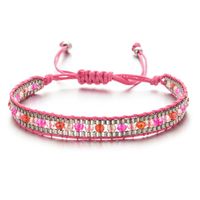 Fashion Round Artificial Crystal Rope Wholesale Bracelets sku image 7