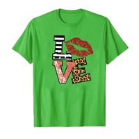 Women's T-shirt Short Sleeve T-shirts Printing Casual Valentine's Day Letter main image 1
