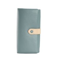 Women's Solid Color Pu Leather Zipper Wallets sku image 4