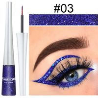 New Style 16-color Colorful Sequins Shiny Glitter Powder Liquid Eyeliner sku image 3