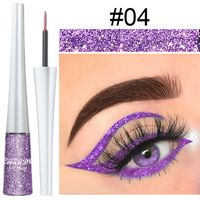 Glam Punk Solid Color Plastic Liquid Eyeliner sku image 4