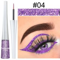 New Style 16-color Colorful Sequins Shiny Glitter Powder Liquid Eyeliner sku image 4