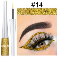 New Style 16-color Colorful Sequins Shiny Glitter Powder Liquid Eyeliner sku image 14