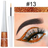 New Style 16-color Colorful Sequins Shiny Glitter Powder Liquid Eyeliner sku image 13