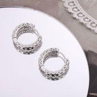 Simple Style Geometric Metal Gold Plated Women's Earrings 1 Pair sku image 2