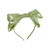 Fashion Solid Color Bow Knot Cloth Hair Band 1 Piece main image 3