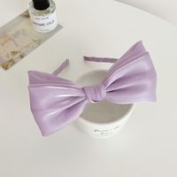 Fashion Solid Color Bow Knot Cloth Hair Band 1 Piece sku image 4