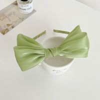 Fashion Solid Color Bow Knot Cloth Hair Band 1 Piece sku image 3