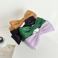 Fashion Solid Color Bow Knot Cloth Hair Band 1 Piece main image 6