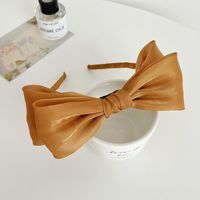 Fashion Solid Color Bow Knot Cloth Hair Band 1 Piece sku image 6