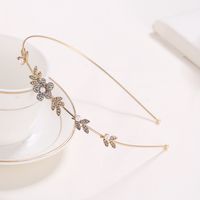 Süss Blume Bogenknoten Metall Überzug Künstliche Perlen Strasssteine Haarband sku image 1