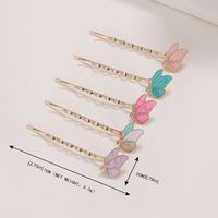 Sweet Butterfly Alloy Plating Hair Clip main image 5